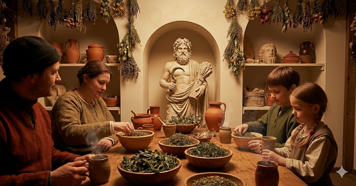 Kerstvakantie | Thee van Saturnus - Romeinse Kruidenthee