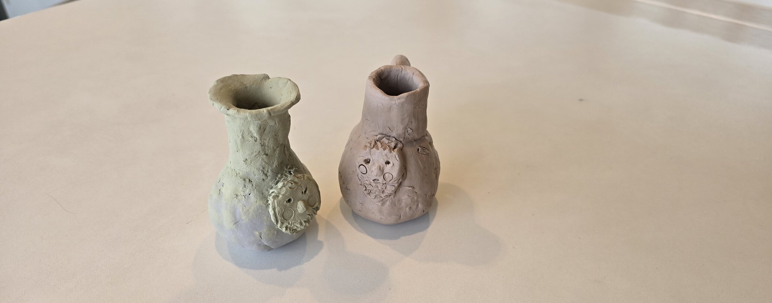 Zomervakantie | Hildes Atelier - Baardmankruikjes boetseren